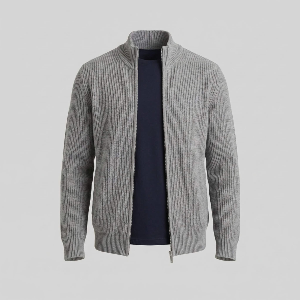 Parker Ribbed Zip Up Cardigan_15