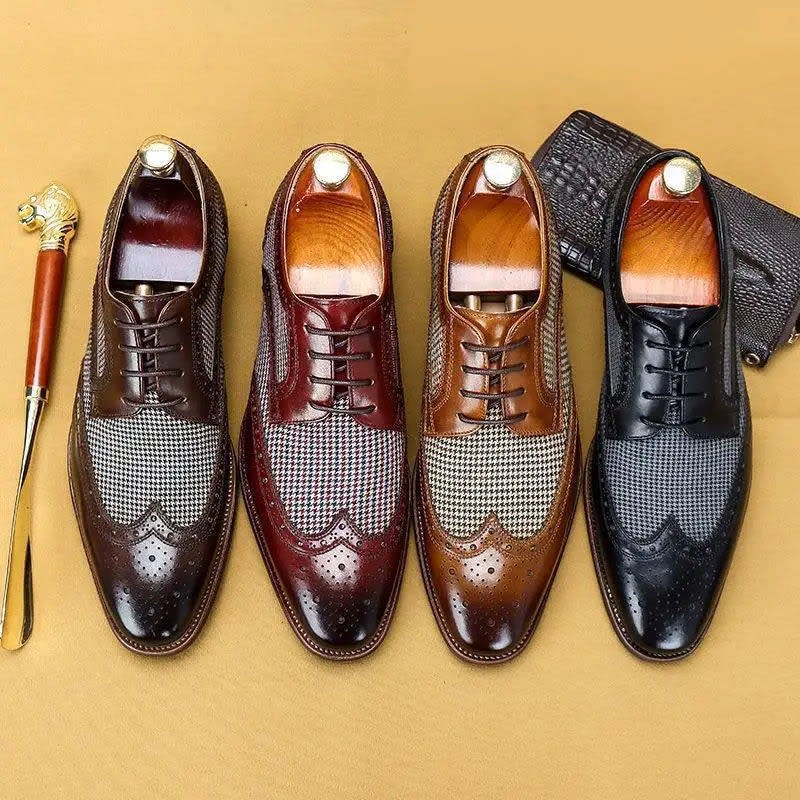 Reginald Leather Brogue Oxford Shoes_6