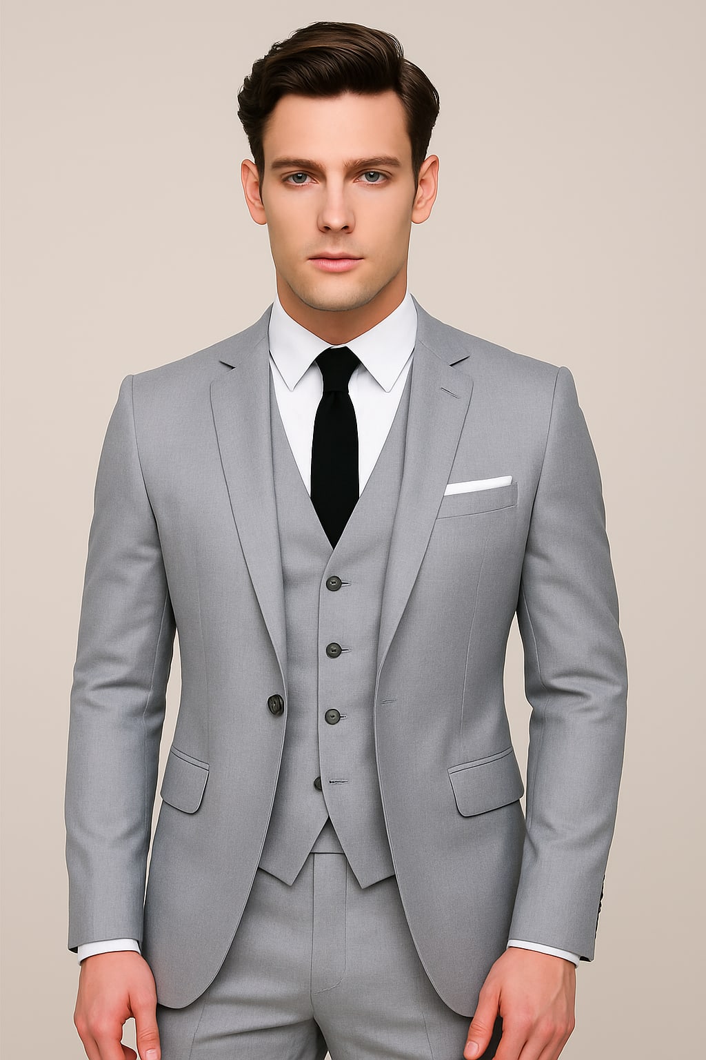 Dewey Slim Fit Three Piece Suit_2
