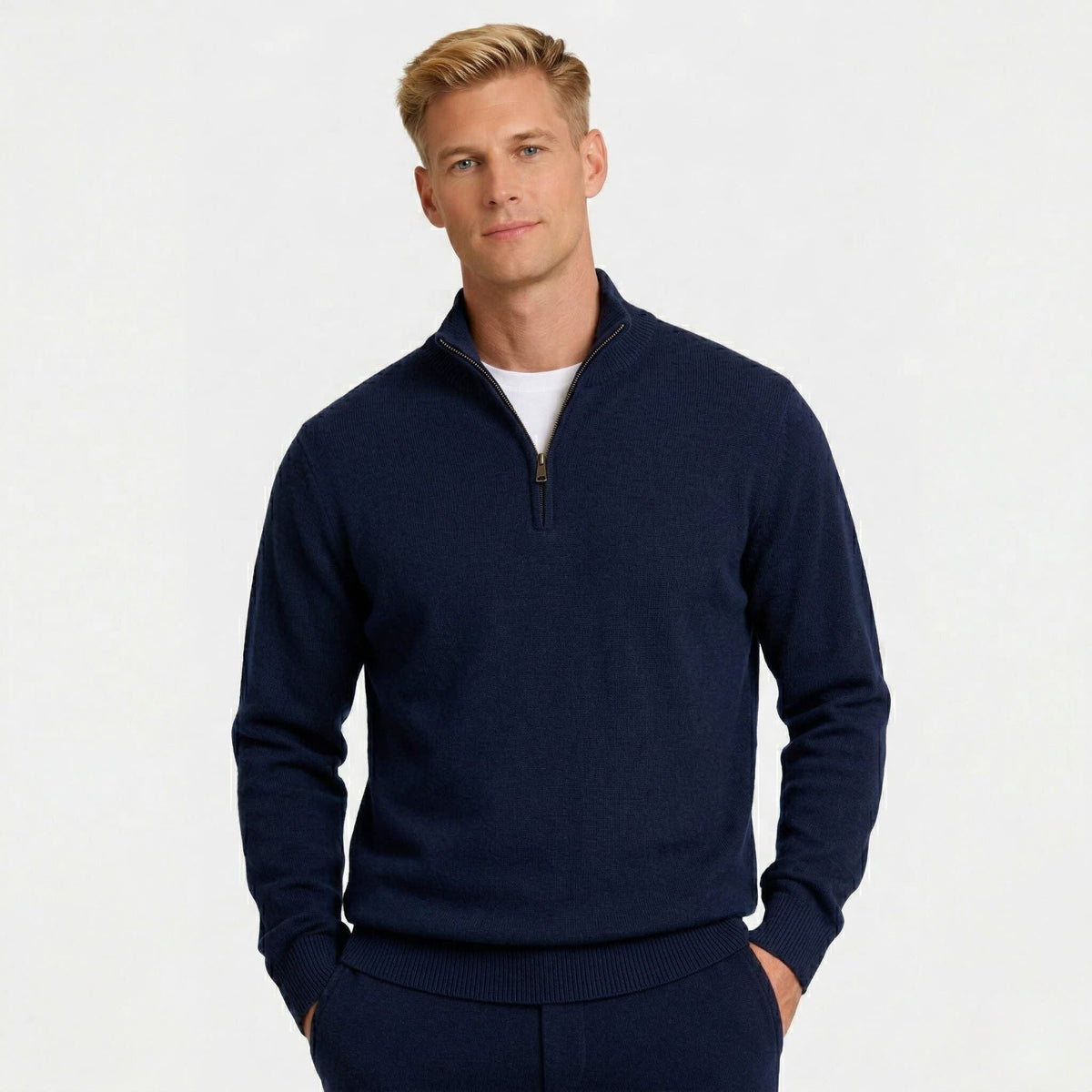 August Zip Up Knit Sweater_2