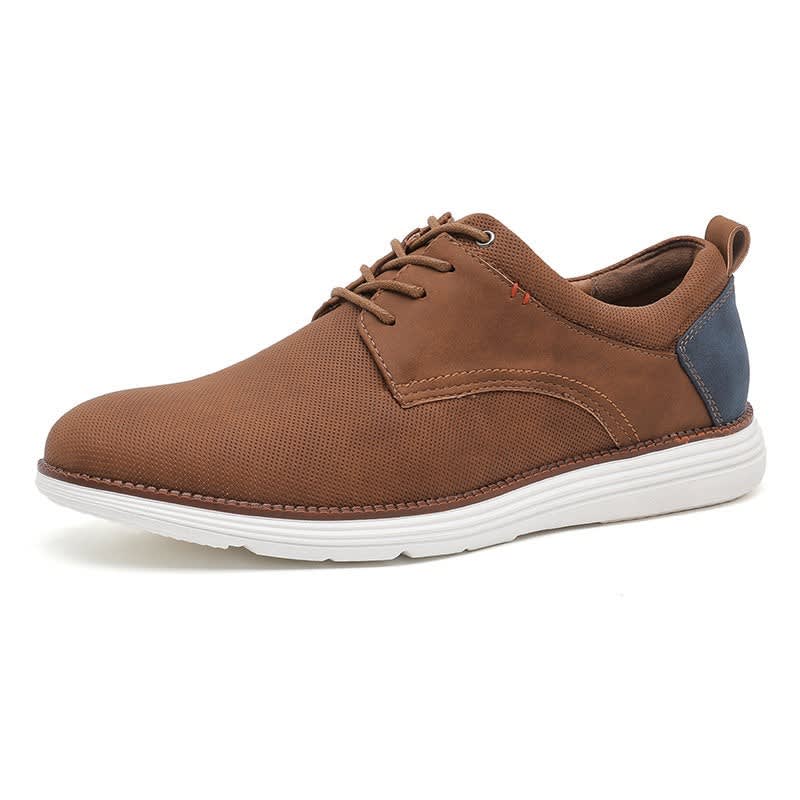Nathaniel Perforated Lace Up Casual Shoes_5