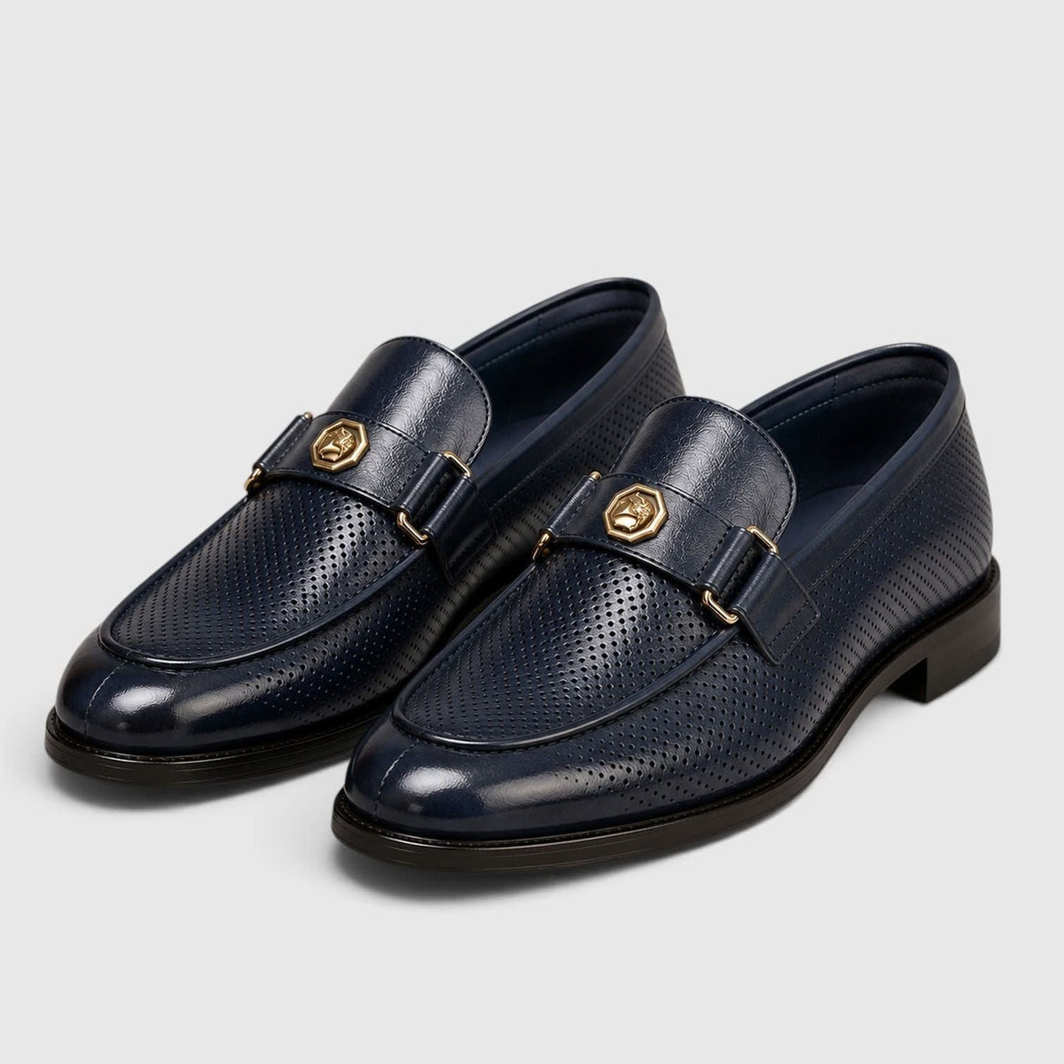 Logan Perforated Slip-On Loafers_11