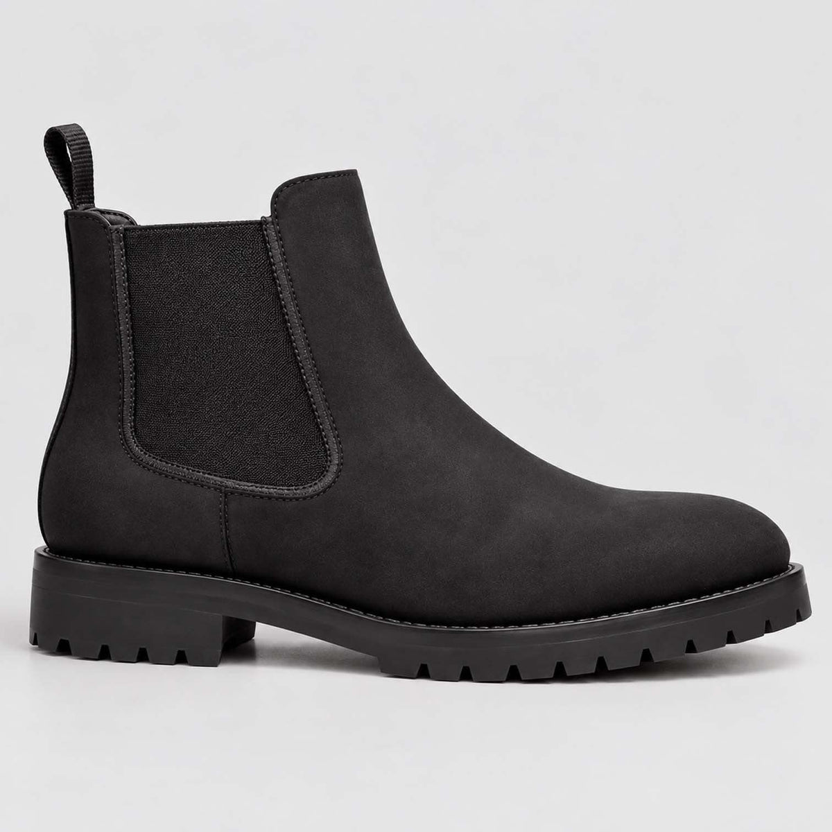 Nolan Suede Lug Sole Chelsea Boots_2
