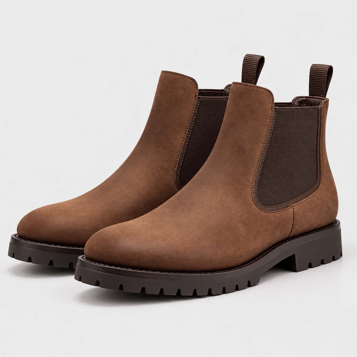 Nolan Suede Lug Sole Chelsea Boots_7