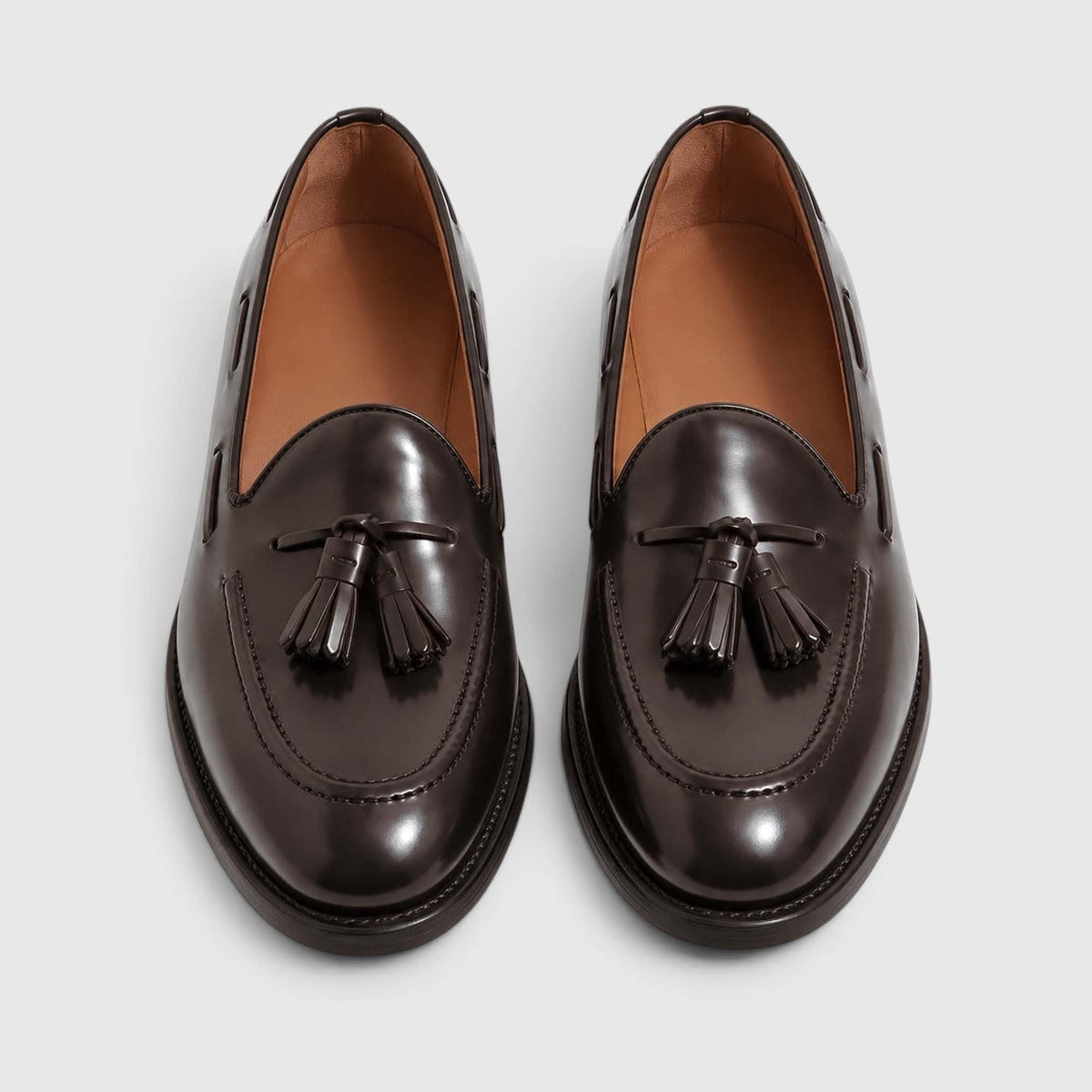 Matteo Leather Tassel Loafers_3