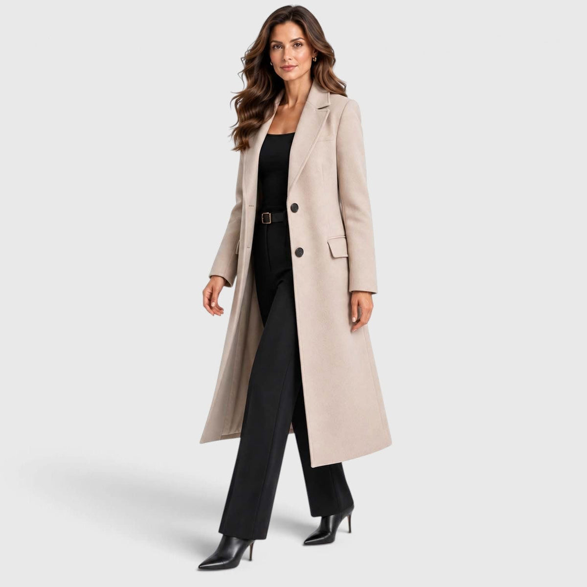 Katrina Long Tailored Wool Blend Coat_14