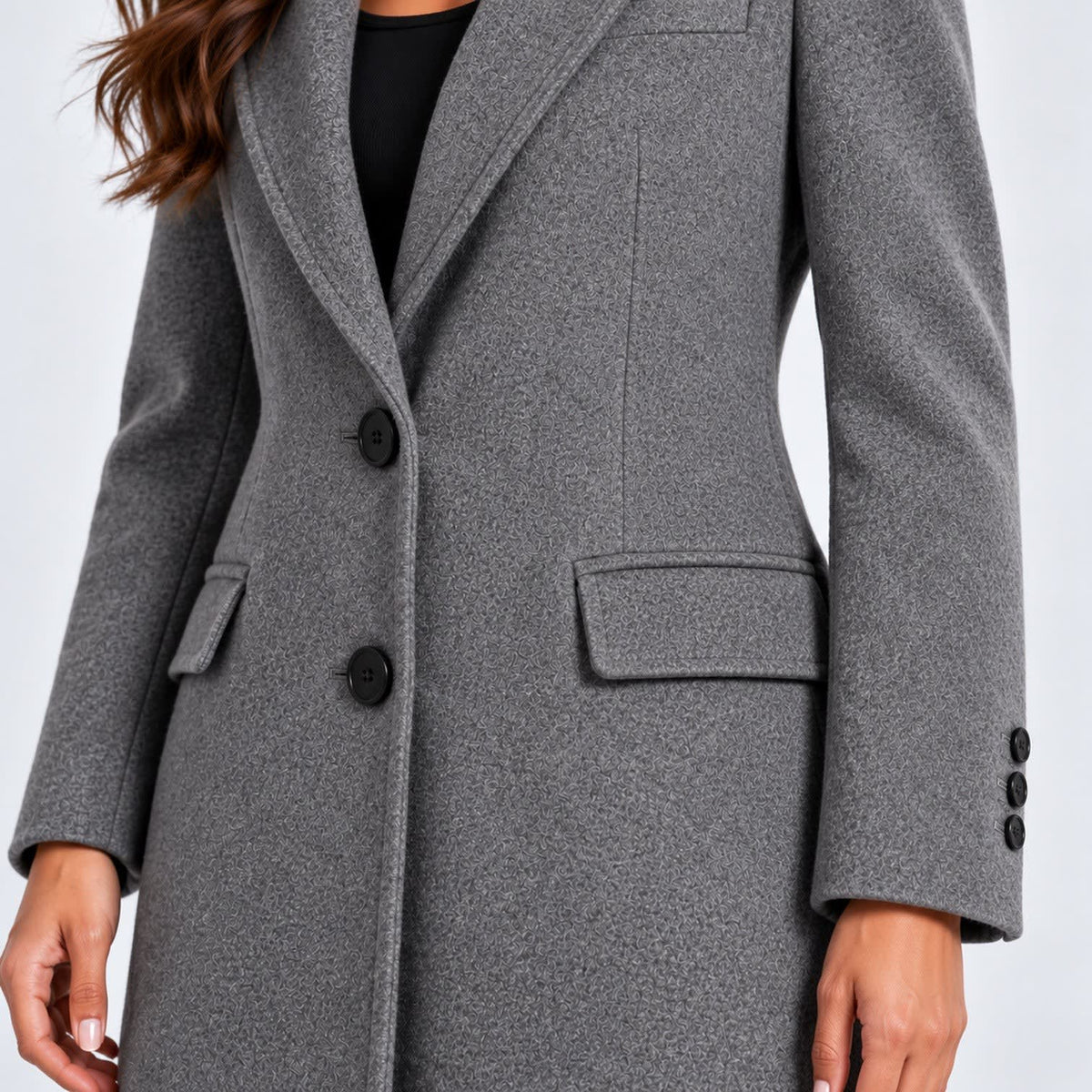 Katrina Long Tailored Wool Blend Coat_18
