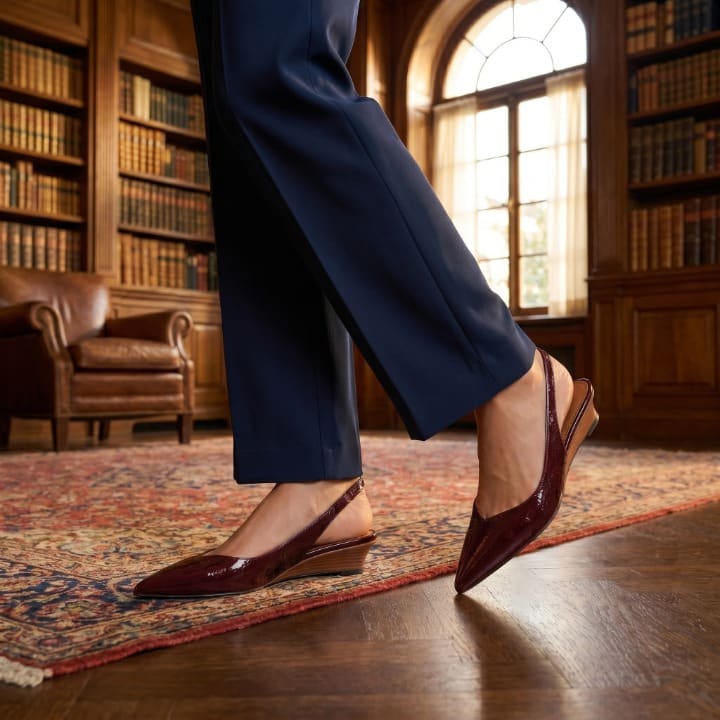 Margot Pointed Toe Low Heel Slingbacks_6