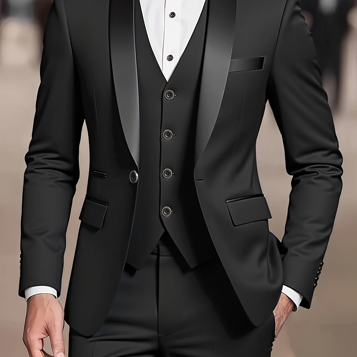 Julian Slim Fit Three Piece Suit_14