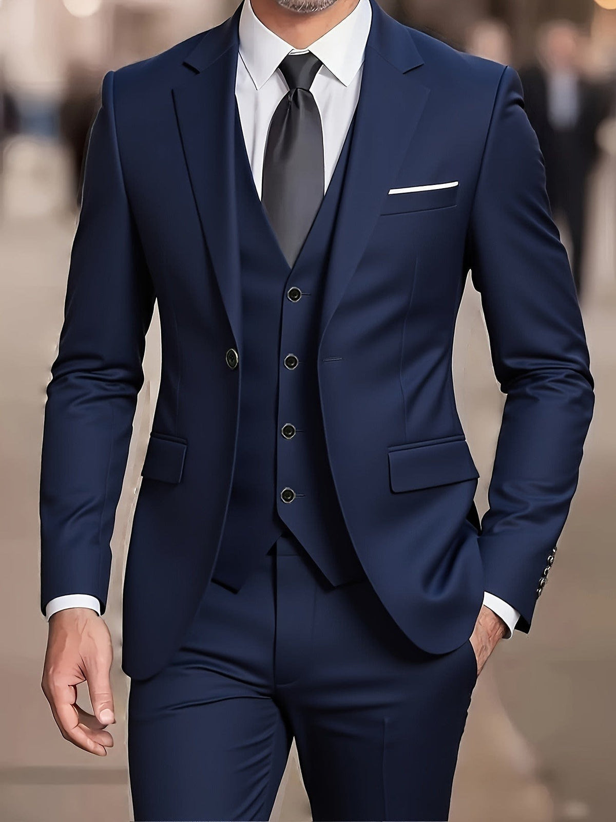Julian Slim Fit Three Piece Suit_5