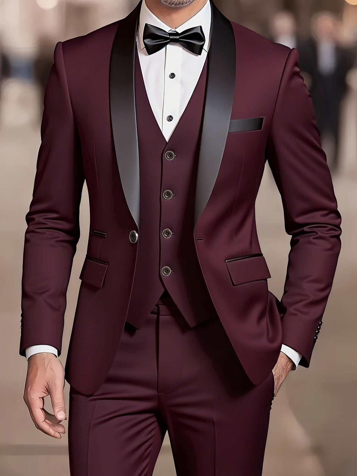 Julian Slim Fit Three Piece Suit_6