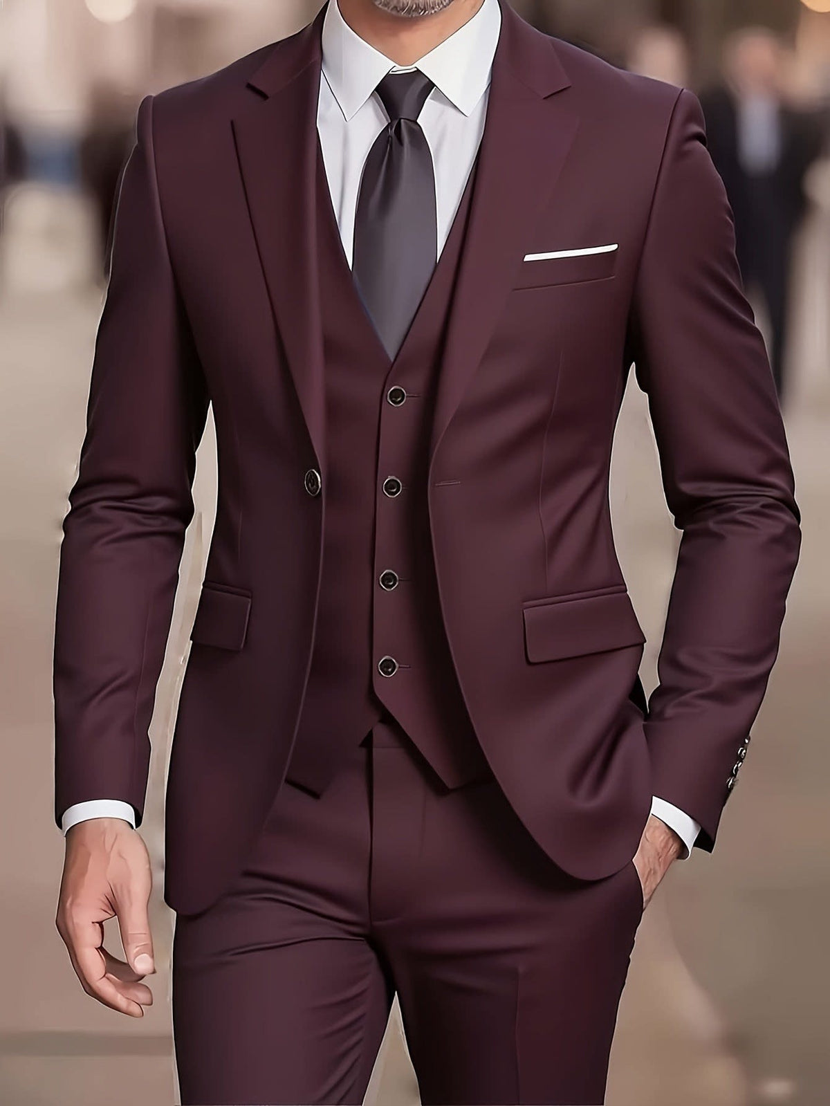 Julian Slim Fit Three Piece Suit_8