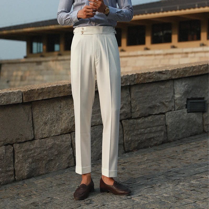 Stephen High Waist Pleated Trousers_1