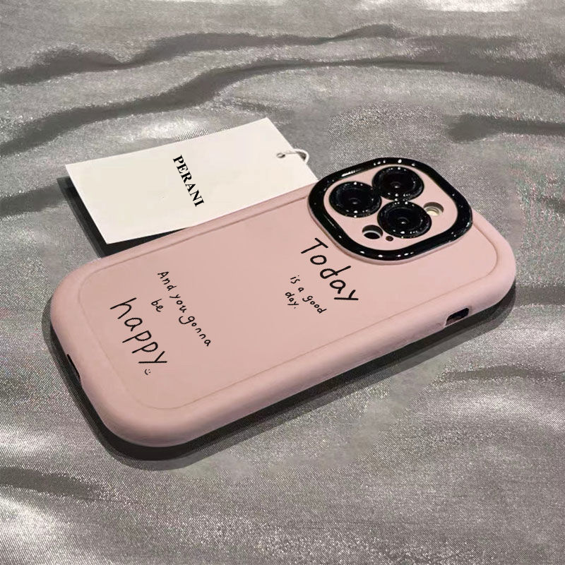 Happy Day Leather iPhone Case