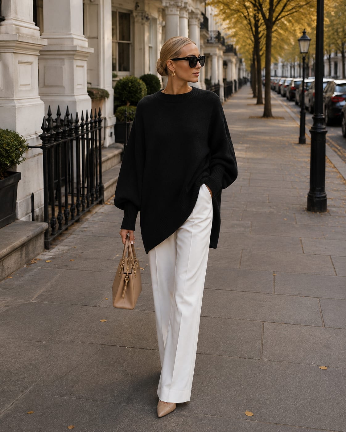 Kristen Oversized Crew Neck Sweater_4