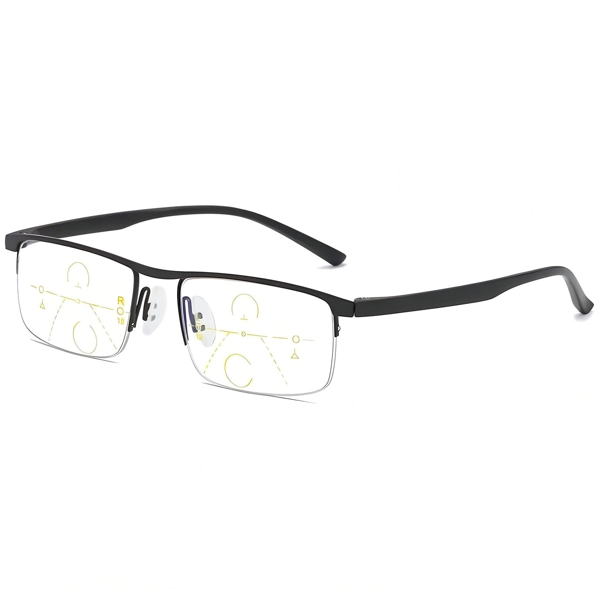 Raina Anti-Glare Half Rim Reading Glasses_2