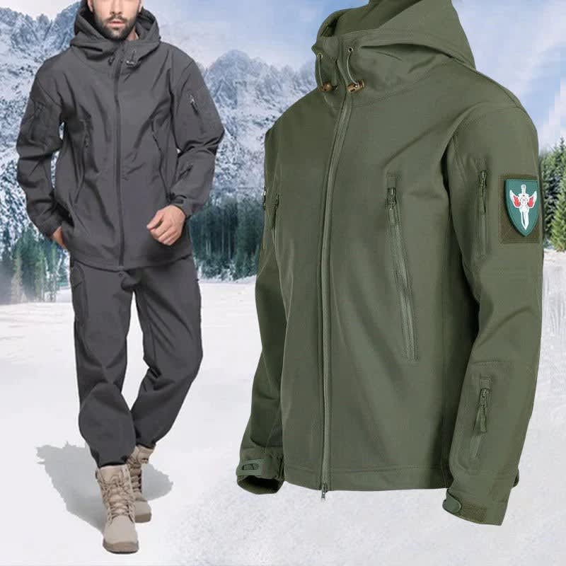 Tucker Fleece Lined Military Ski Jacket For Winter_3