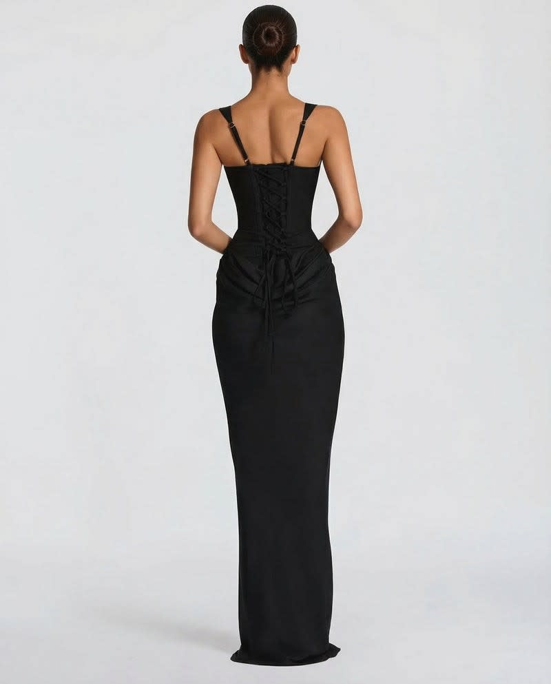 Beatriz Satin Corset Maxi Dress_6