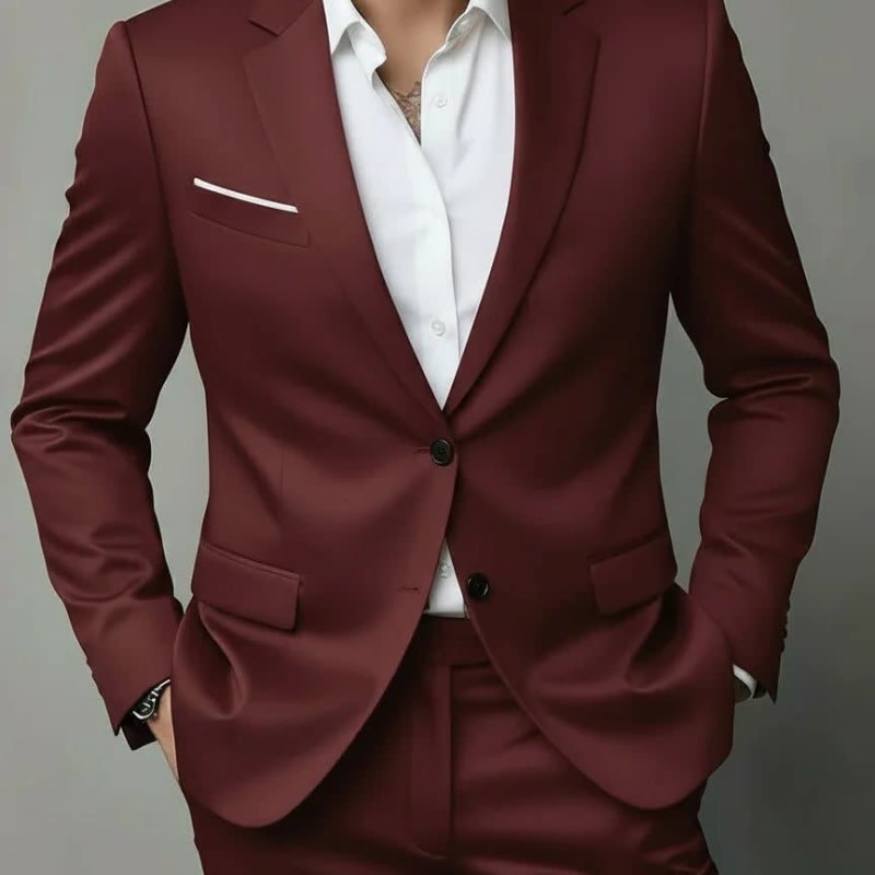Oscar Slim Fit Two Piece Suit_1