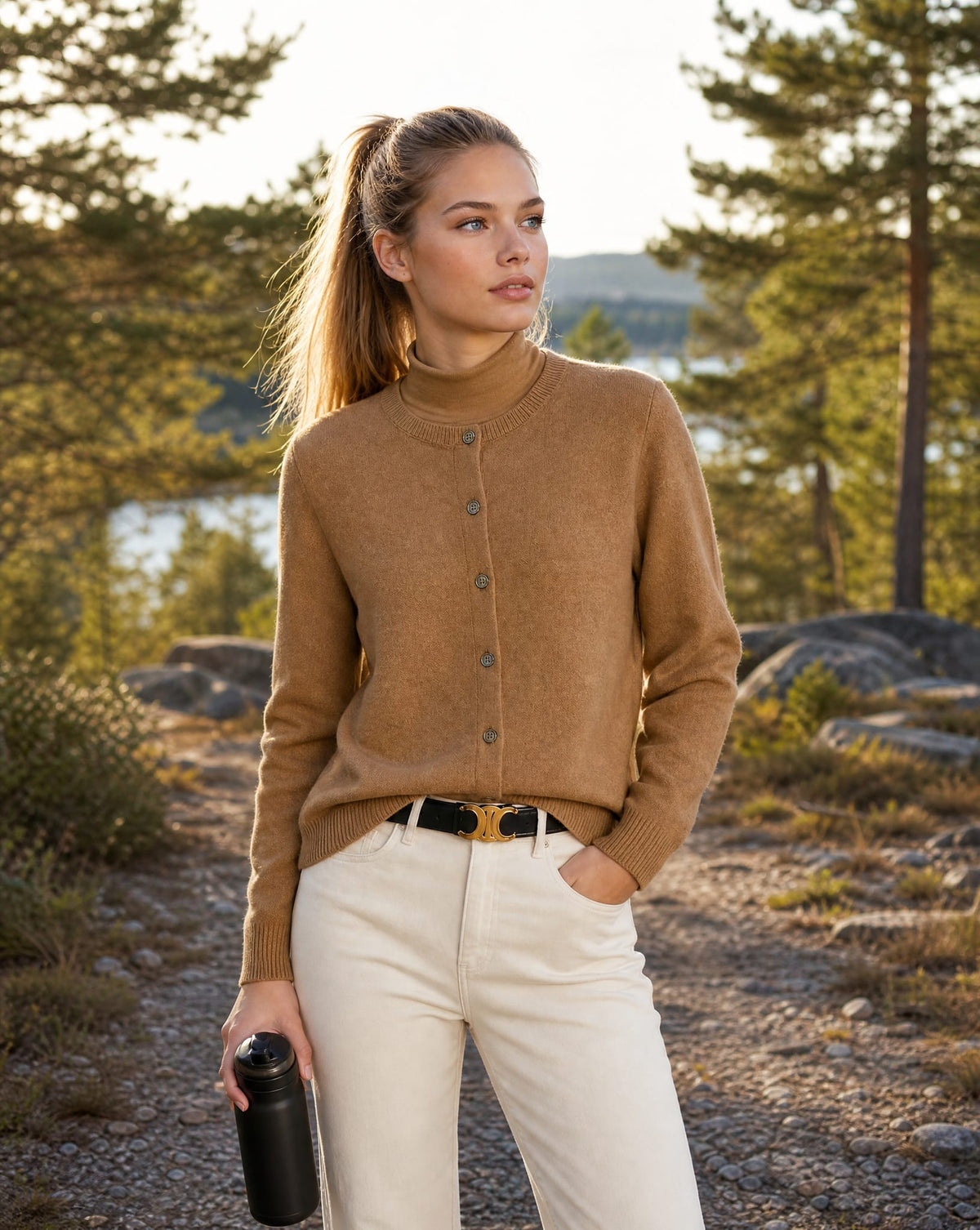 Marlowe Button Front Knit Cardigan_2