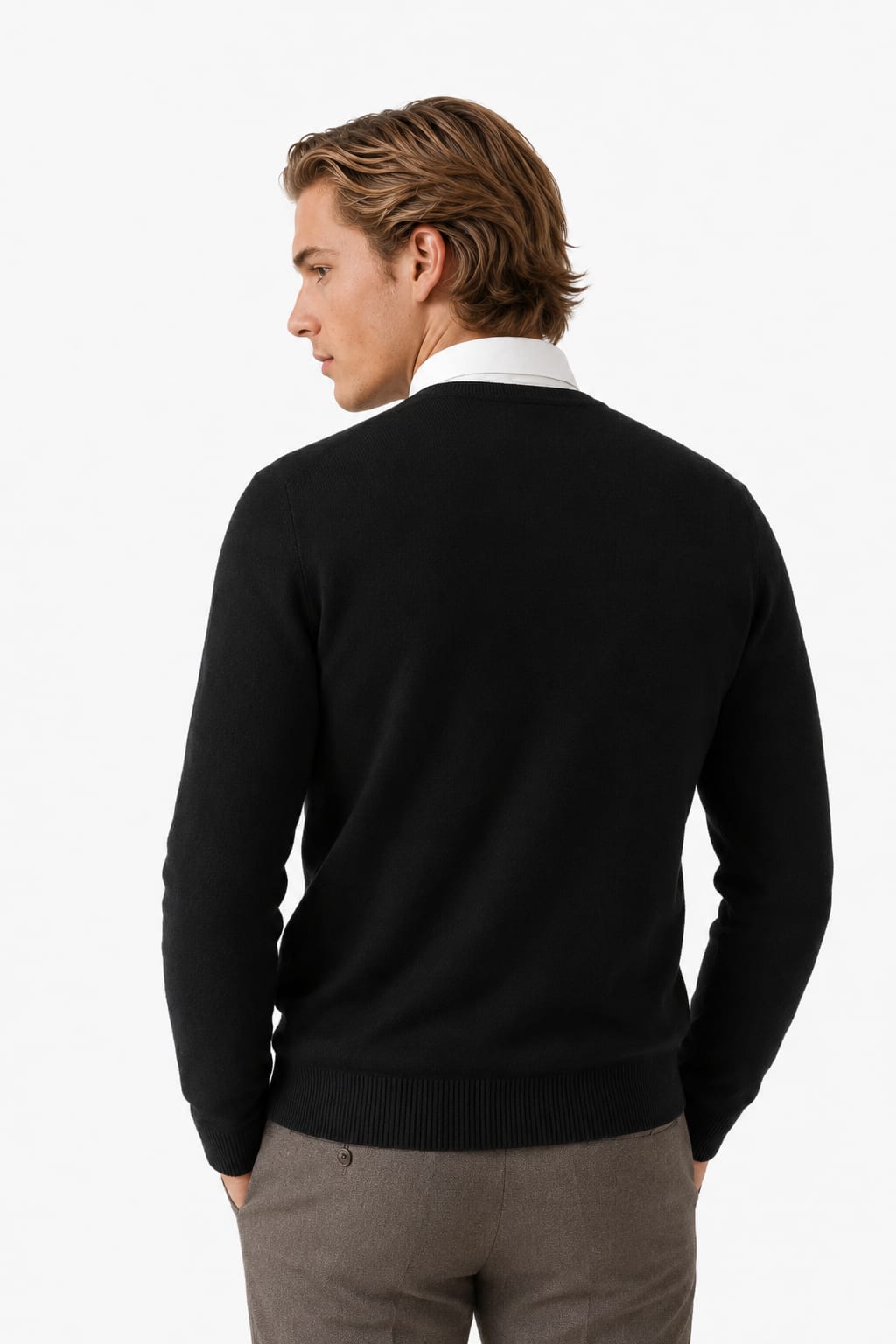 Trevor Fine Knit Crew Neck Sweater_2