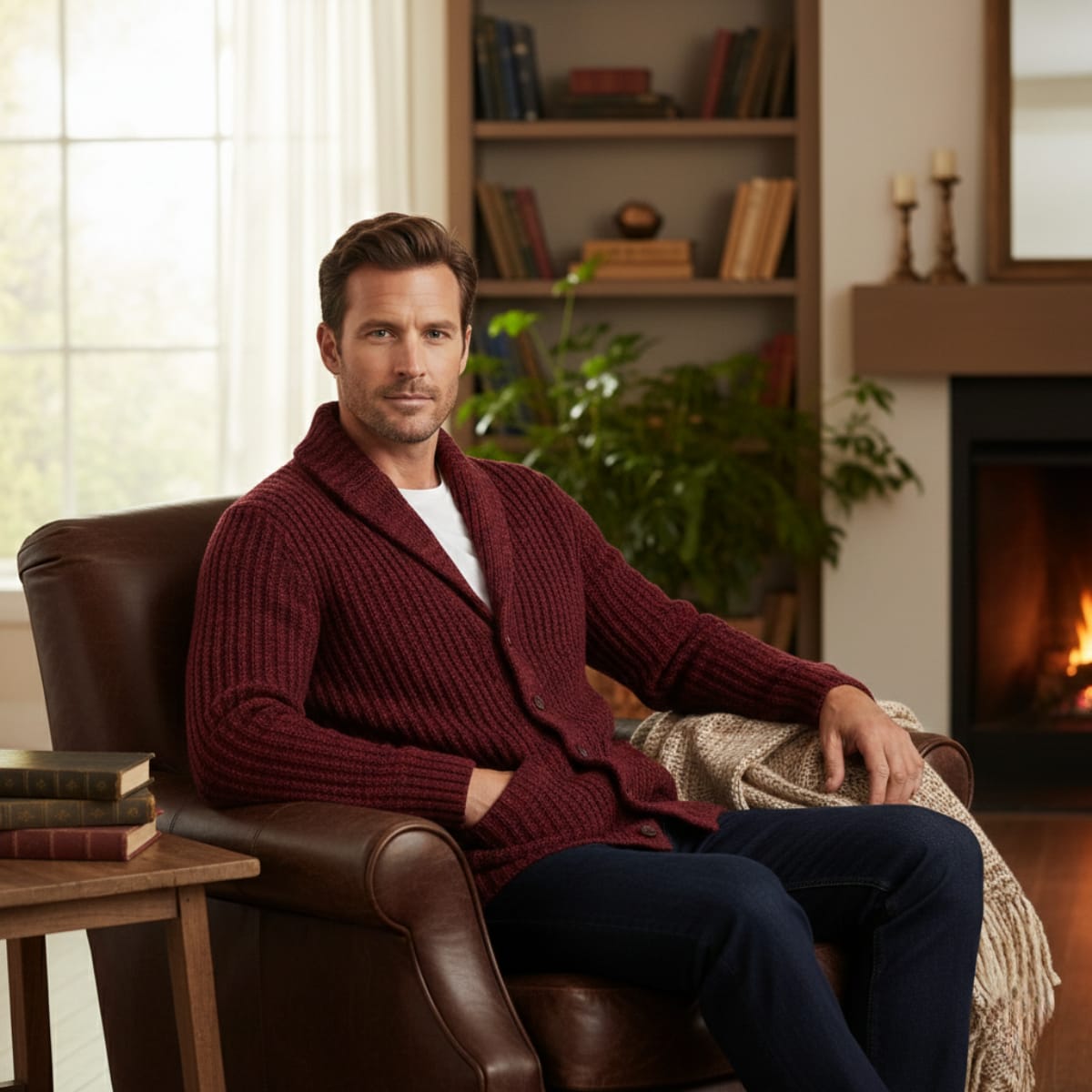 Juan Chunky Knit Shawl Collar Cardigan_11