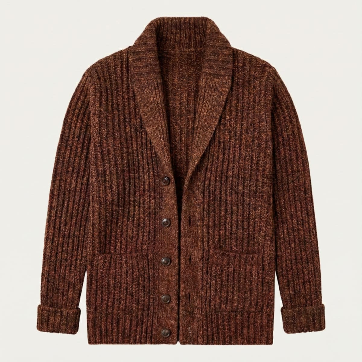 Juan Chunky Knit Shawl Collar Cardigan_3