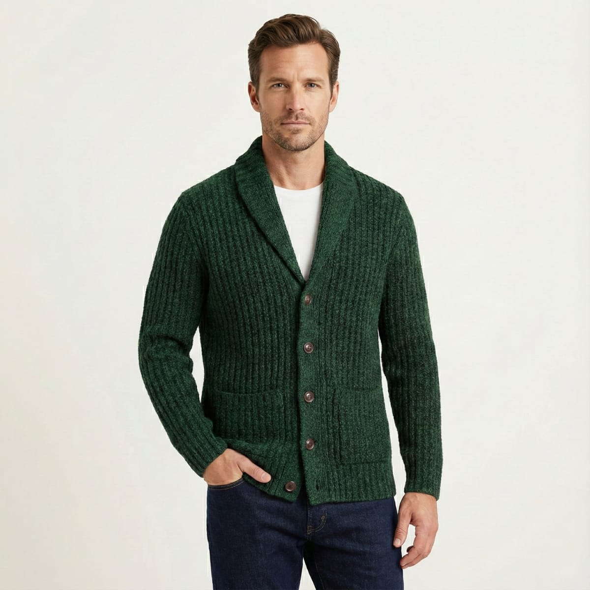 Juan Chunky Knit Shawl Collar Cardigan_6