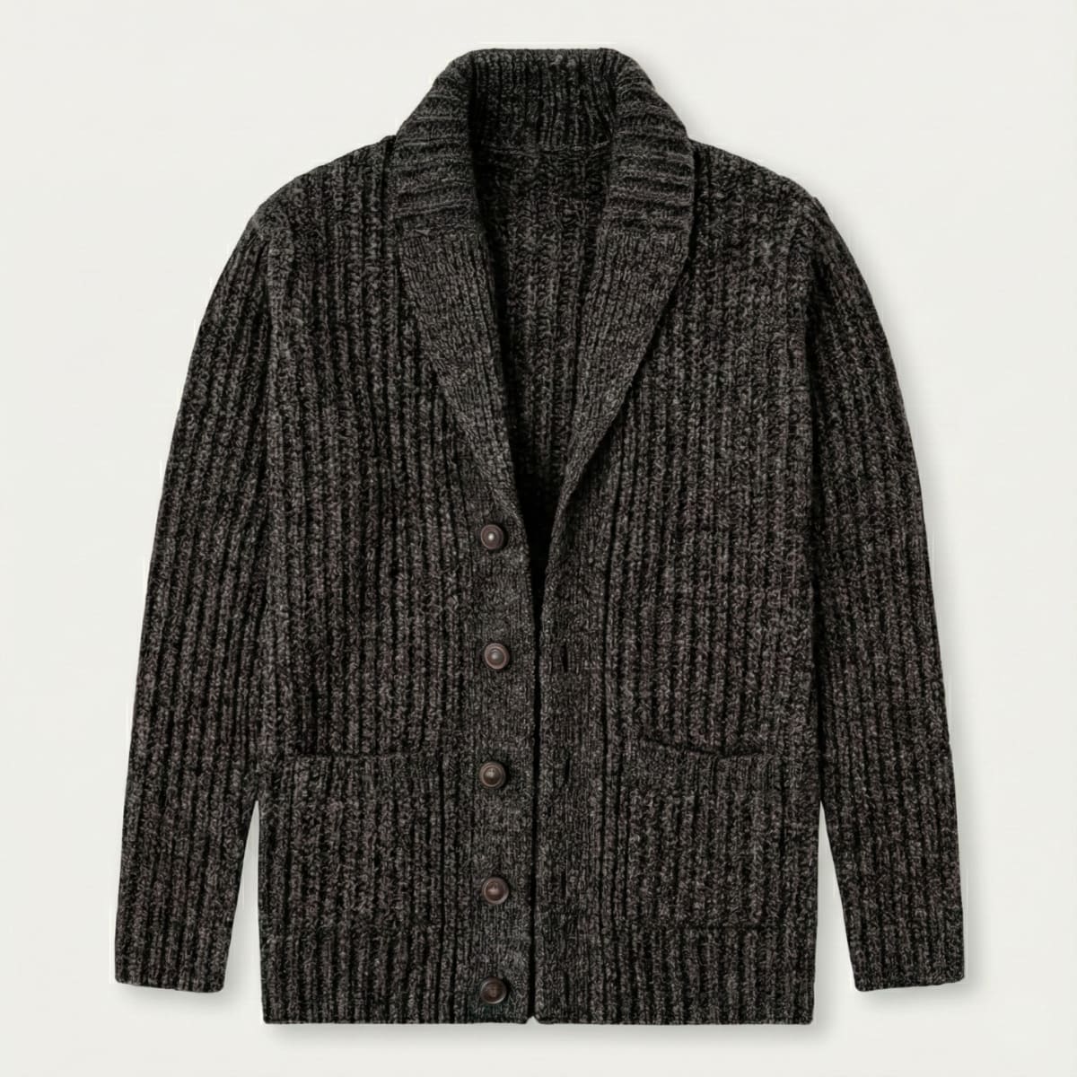 Juan Chunky Knit Shawl Collar Cardigan_9