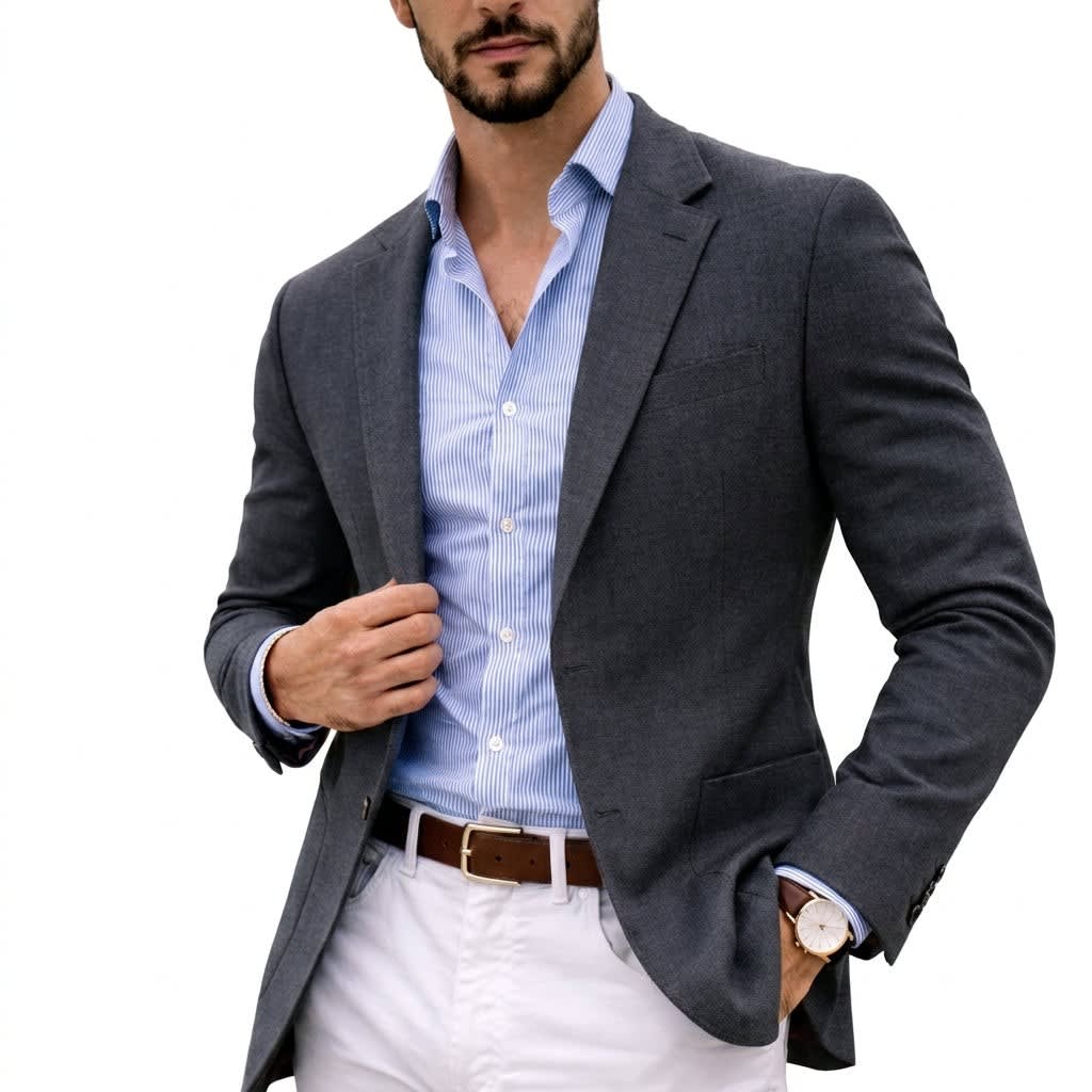 Ethan Soft Knit Tailored Blazer_3