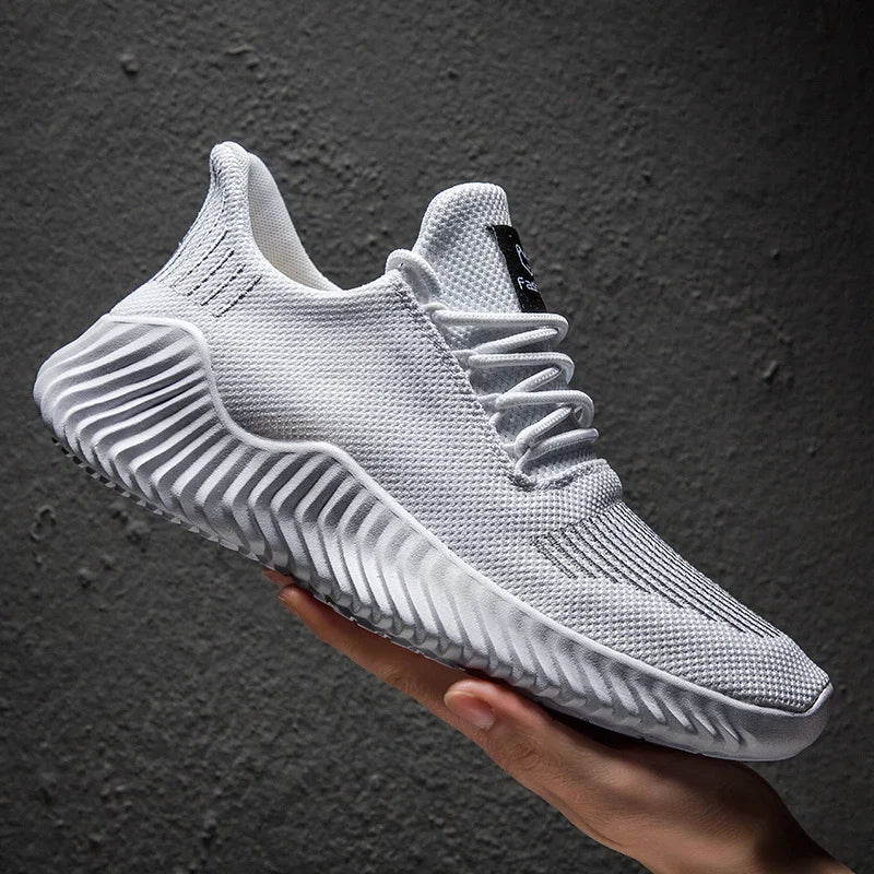 Logan Pierce Knit Flex Sneakers