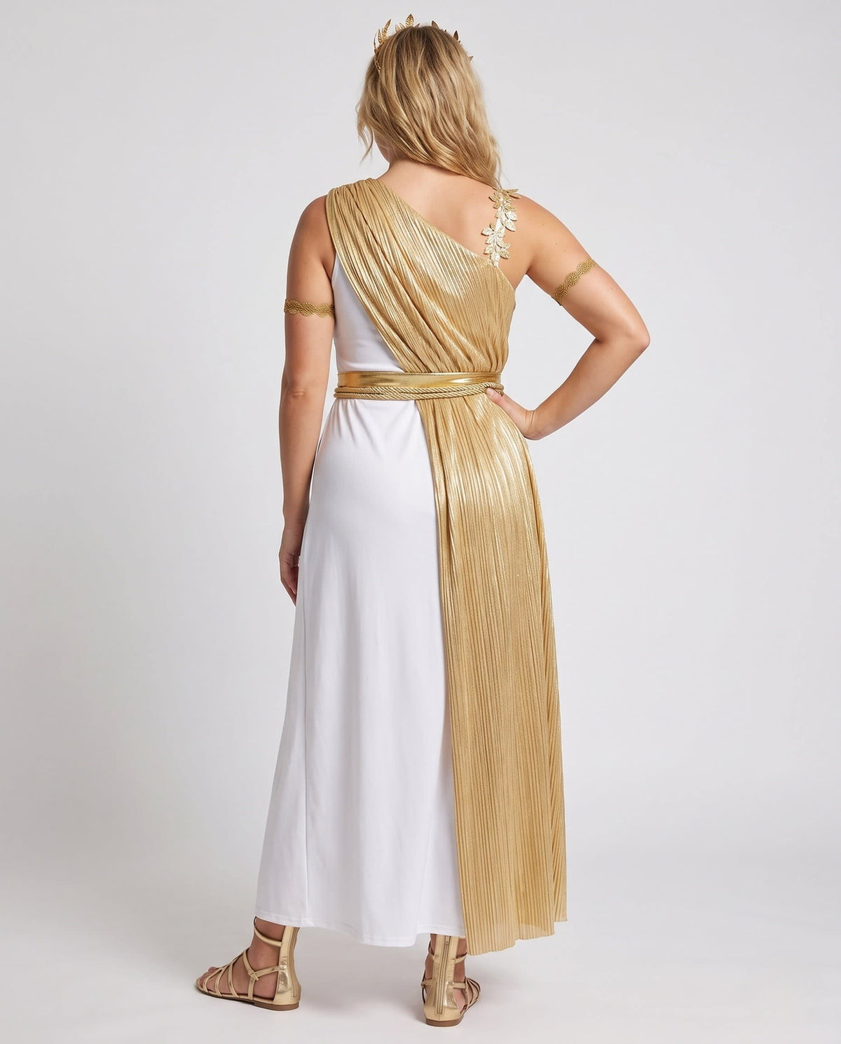 Aurora Draped Greek Goddess Costume Dress_4