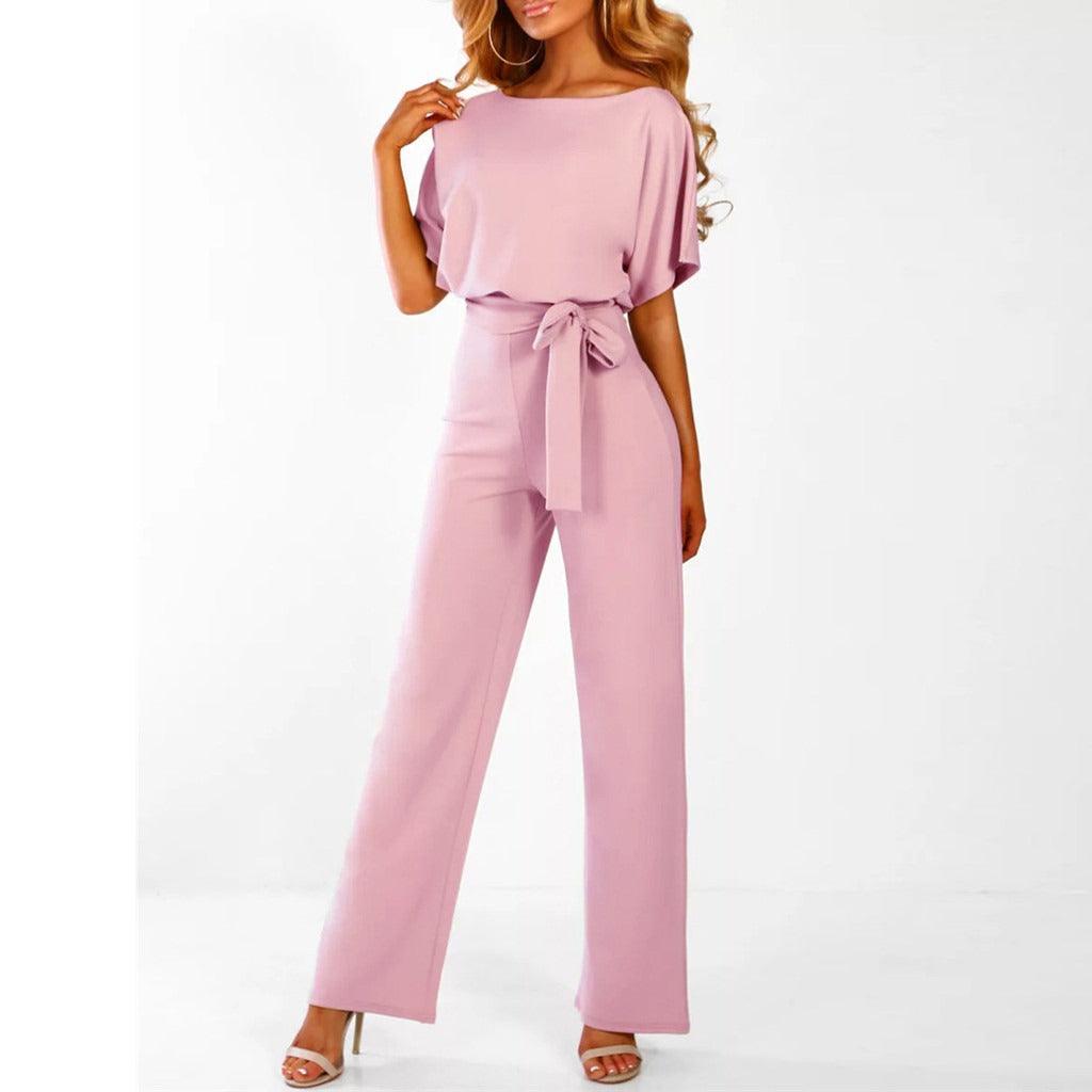 Sophia Grace Belted Jumpsuit