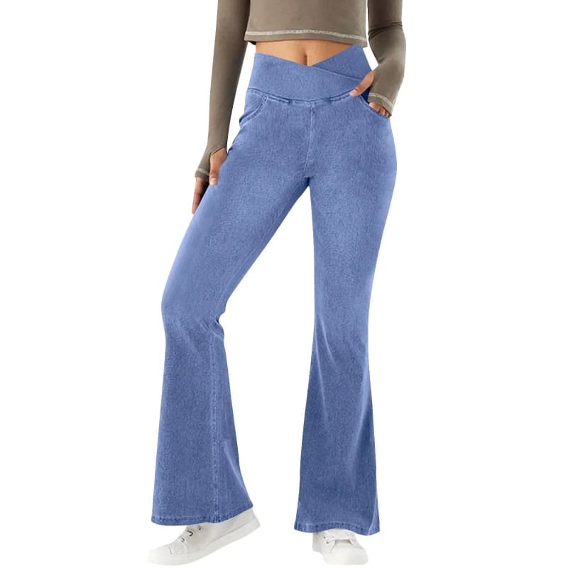 Leonie Sculpting Stretch Flared Jeans_1