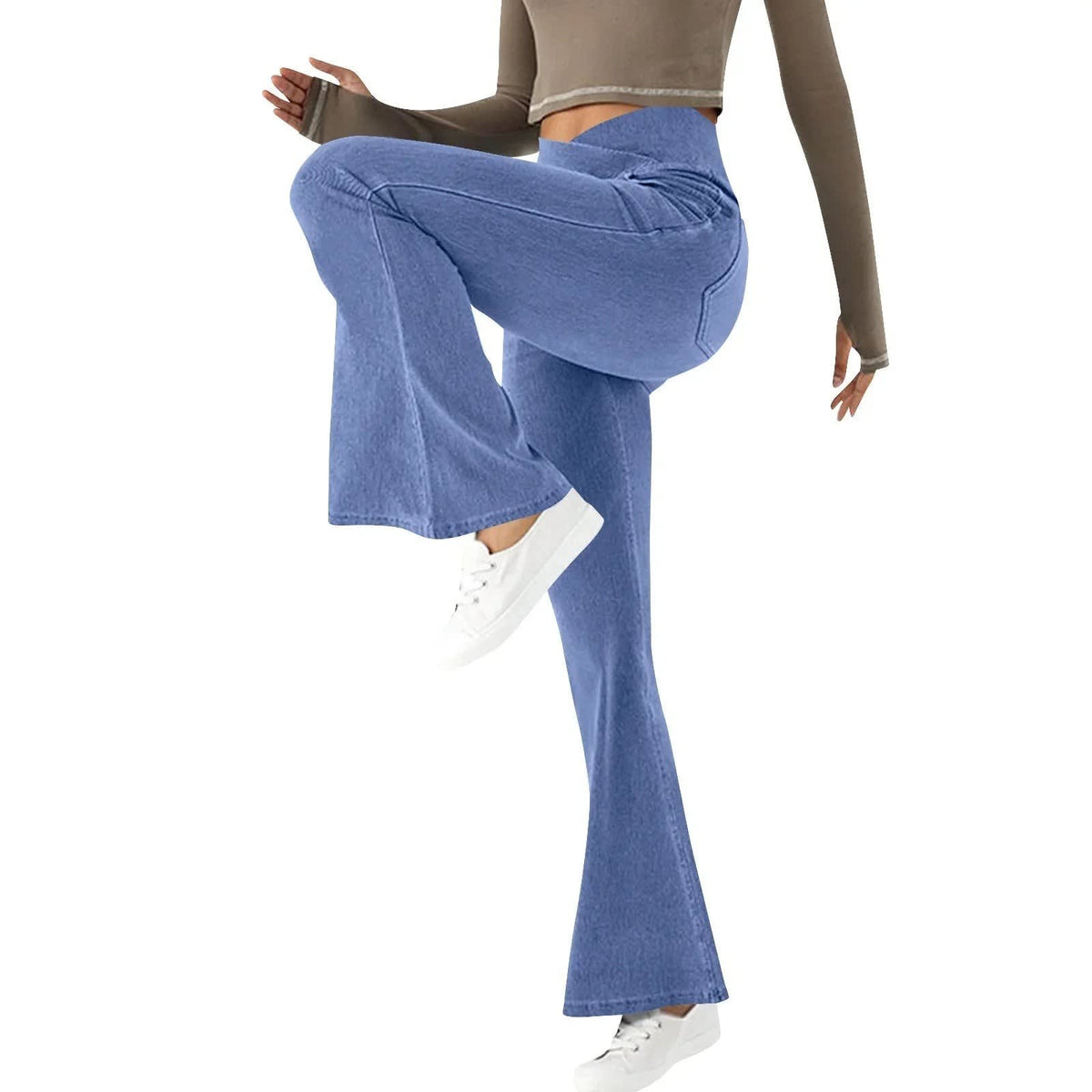 Leonie Sculpting Stretch Flared Jeans_5