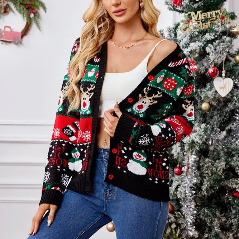Dagny Reindeer Christmas Cardigan_4