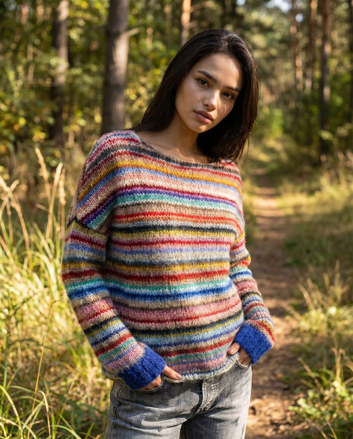 Wrenley Multicolor Striped Sweater_2