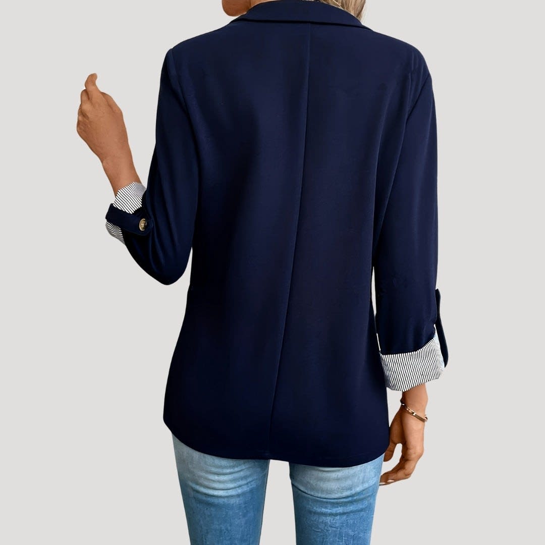Amara Single Breasted Turn-Up Sleeve Blazer_6