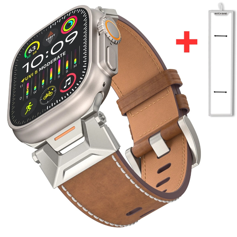 Massimo Genuine Leather Apple Watch Band