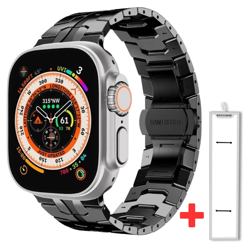 Highland Stainless Steel Apple Watch Band
