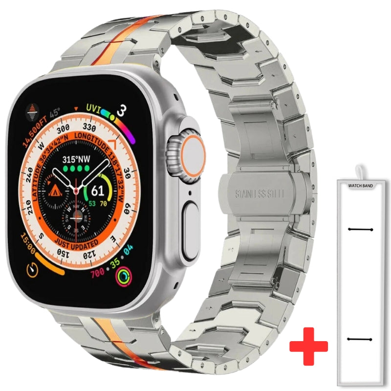 Highland Stainless Steel Apple Watch Band