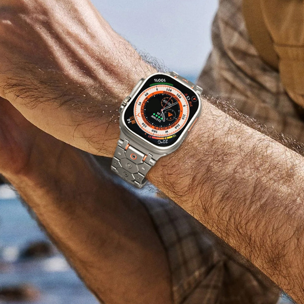 CLAIRS TITANIUM APPLE WATCH BAND