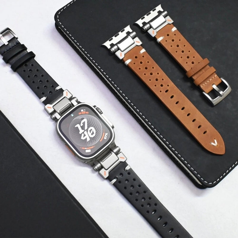 Heritage Touch Leather Apple Watch Band