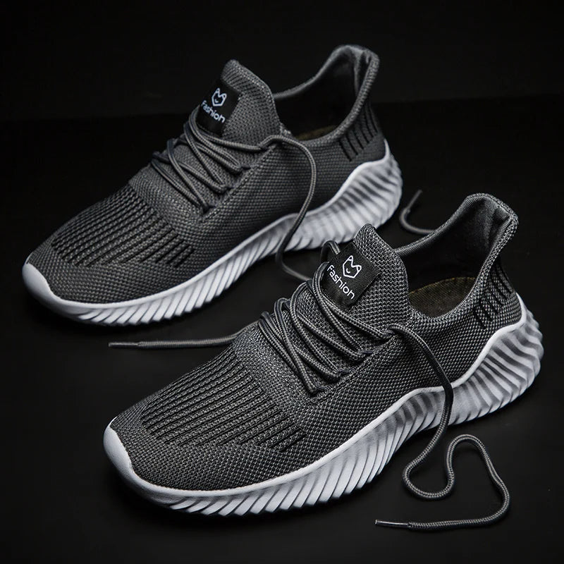 Logan Pierce Knit Flex Sneakers