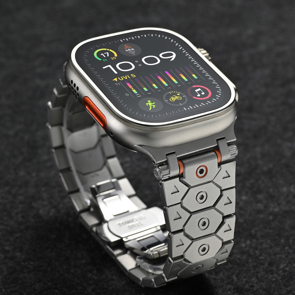 CLAIRS TITANIUM APPLE WATCH BAND