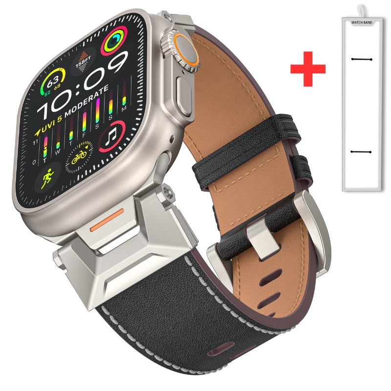 Massimo Genuine Leather Apple Watch Band
