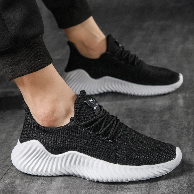 Logan Pierce Knit Flex Sneakers