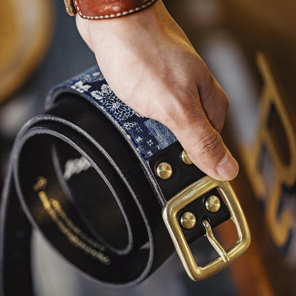 Graham Wells Leather Belt
