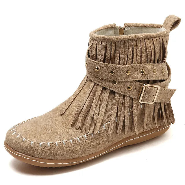 Clara Woods Suede Boots