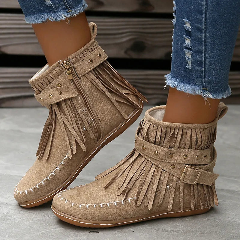 Clara Woods Suede Boots